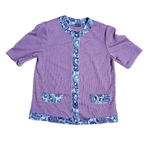Women's Vintage IMPROMPTU Button Down Floral Shirt Small